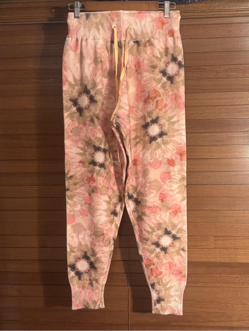 MISA Los Angeles Payton Floral Tie Dye Jogger Pants